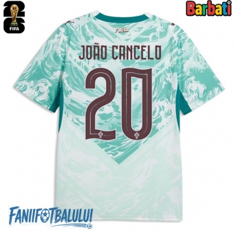 Portugalia Joao Cancelo #20 Tricou Fotbal Replică Mondial 2026 Barbati Deplasare